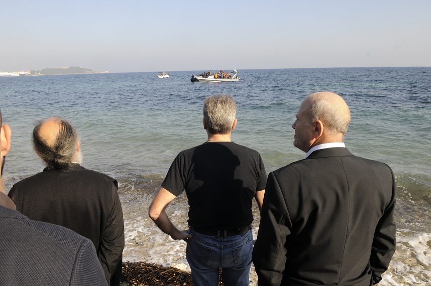 Ο Δήμαρχος Λέσβου Σπύρος Γαληνός απέδειξε για ακόμη μια φορά ότι είναι έτοιμος για όλα ...
